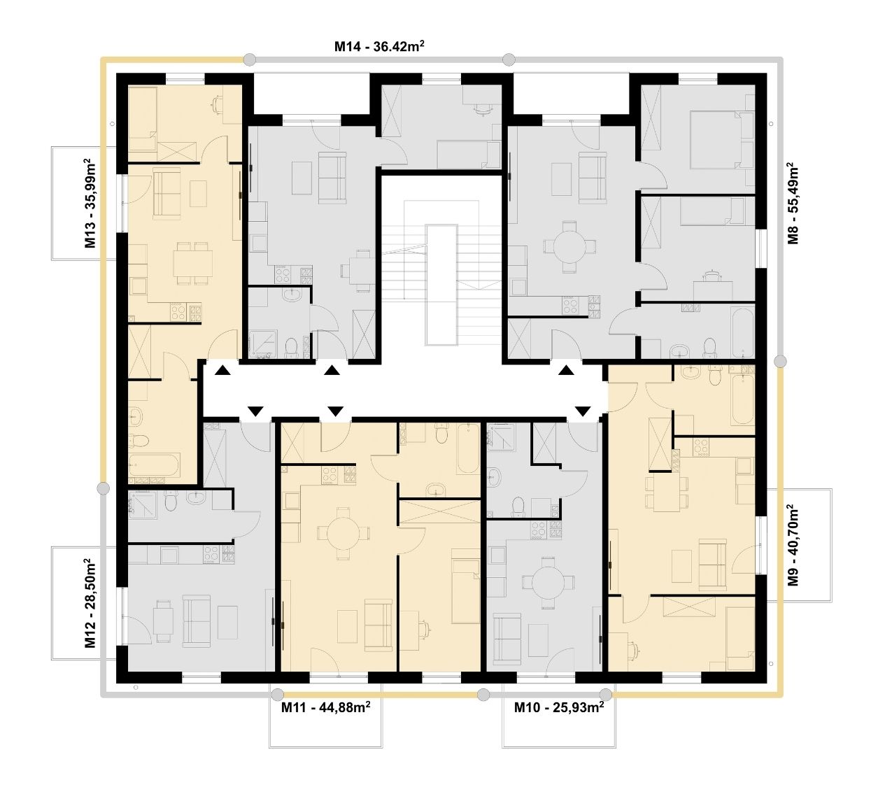 Blok A Pierwsze piętro