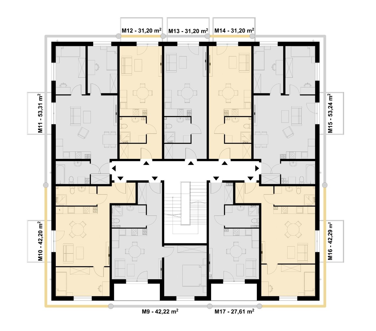 Blok B Pierwsze piętro